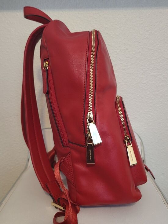 Michael Kors Red Leather Backpack main image 13